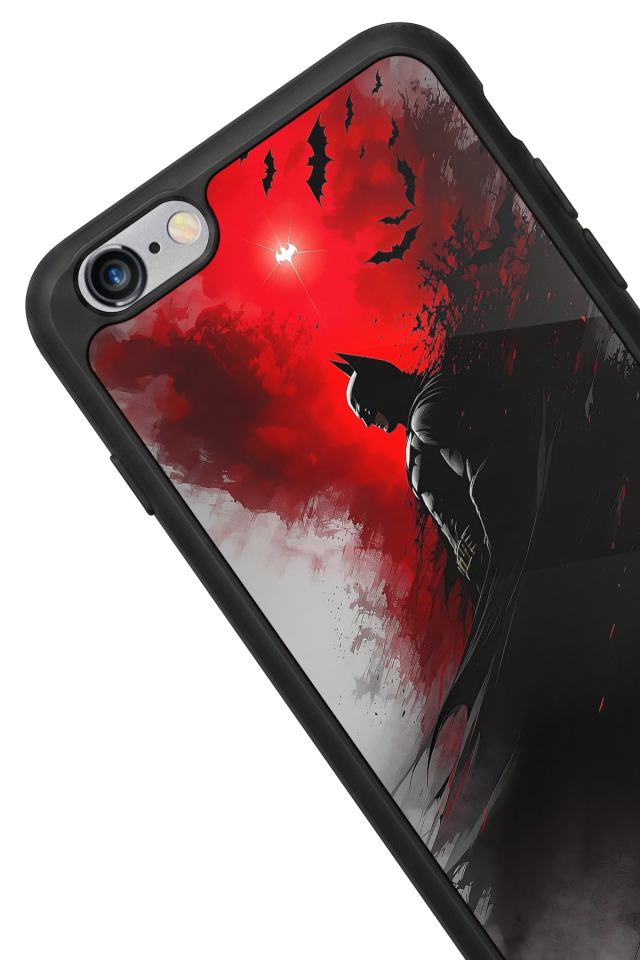 iPhone 6 Plus Uyumlu Batman Tasarımlı Glossy Premium Kılıf