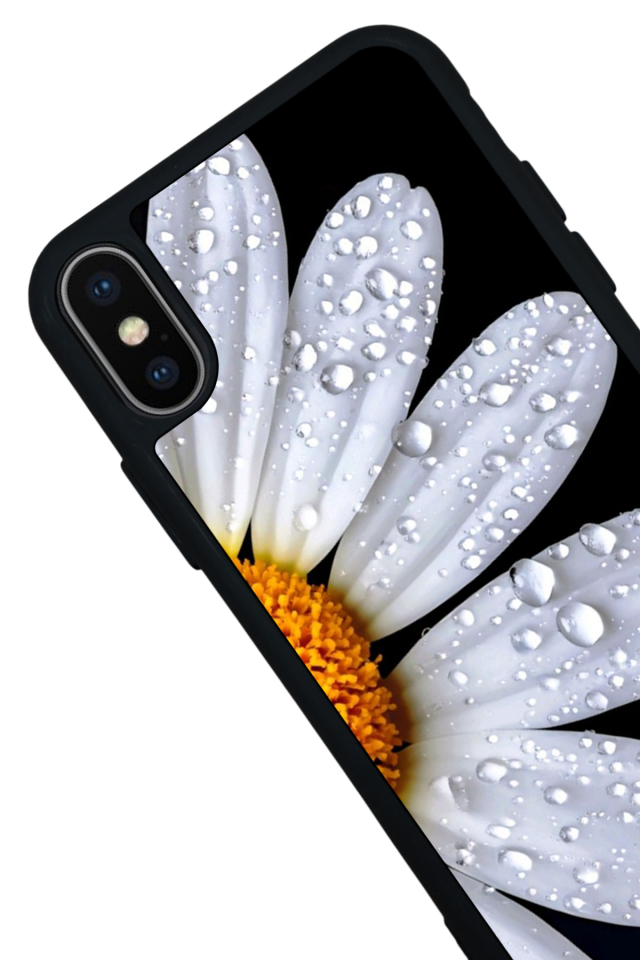 iPhone XS Max Uyumlu Cicek Tasarımlı Glossy Premium Kılıf