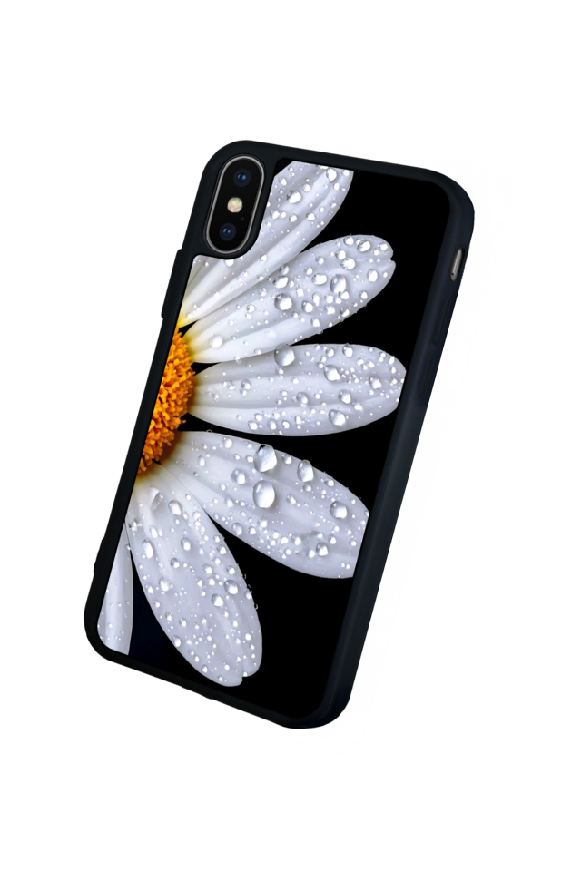 iPhone XS Max Uyumlu Cicek Tasarımlı Glossy Premium Kılıf