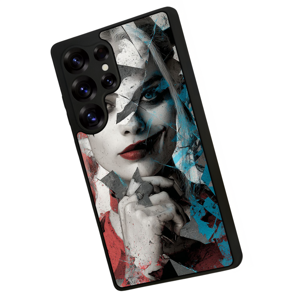 Samsung Galaxy S25 Ultra Uyumlu HarleyQueen Tasarımlı Glossy Premium Kılıf