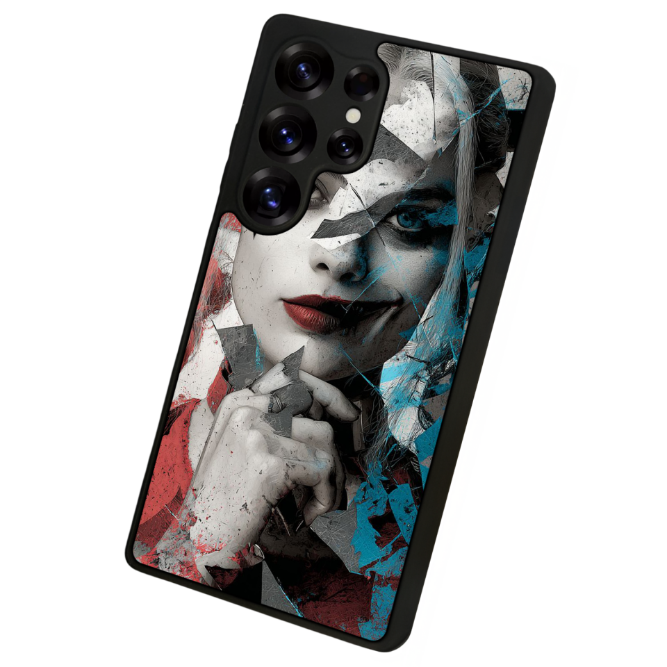 Samsung Galaxy S25 Ultra Uyumlu HarleyQueen Tasarımlı Glossy Premium Kılıf