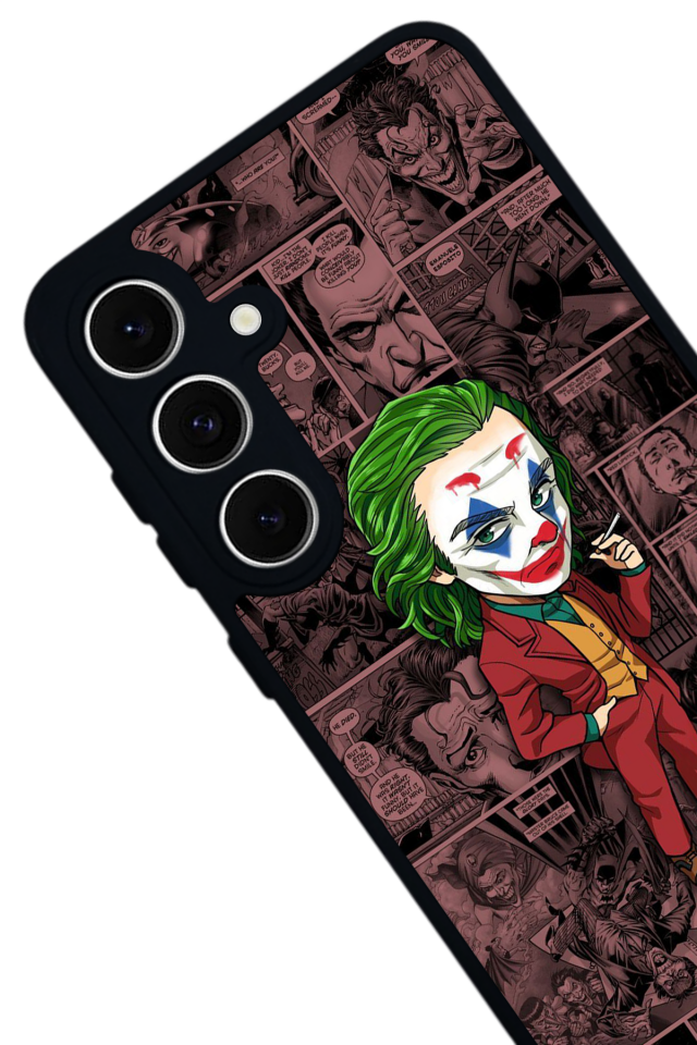 Samsung Galaxy S24 FE Uyumlu Joker Tasarımlı Glossy Premium Kılıf