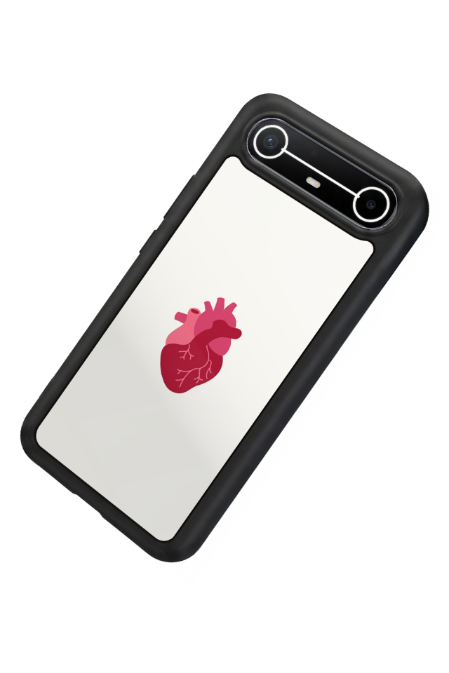 Tecno Spark Slim 5G Uyumlu Kalp Love Tasarımlı Glossy Premium Kılıf