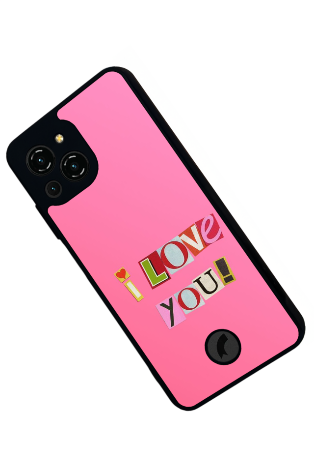 Reeder S23 Pro Max Uyumlu Kalp Love Tasarımlı Glossy Premium Kılıf