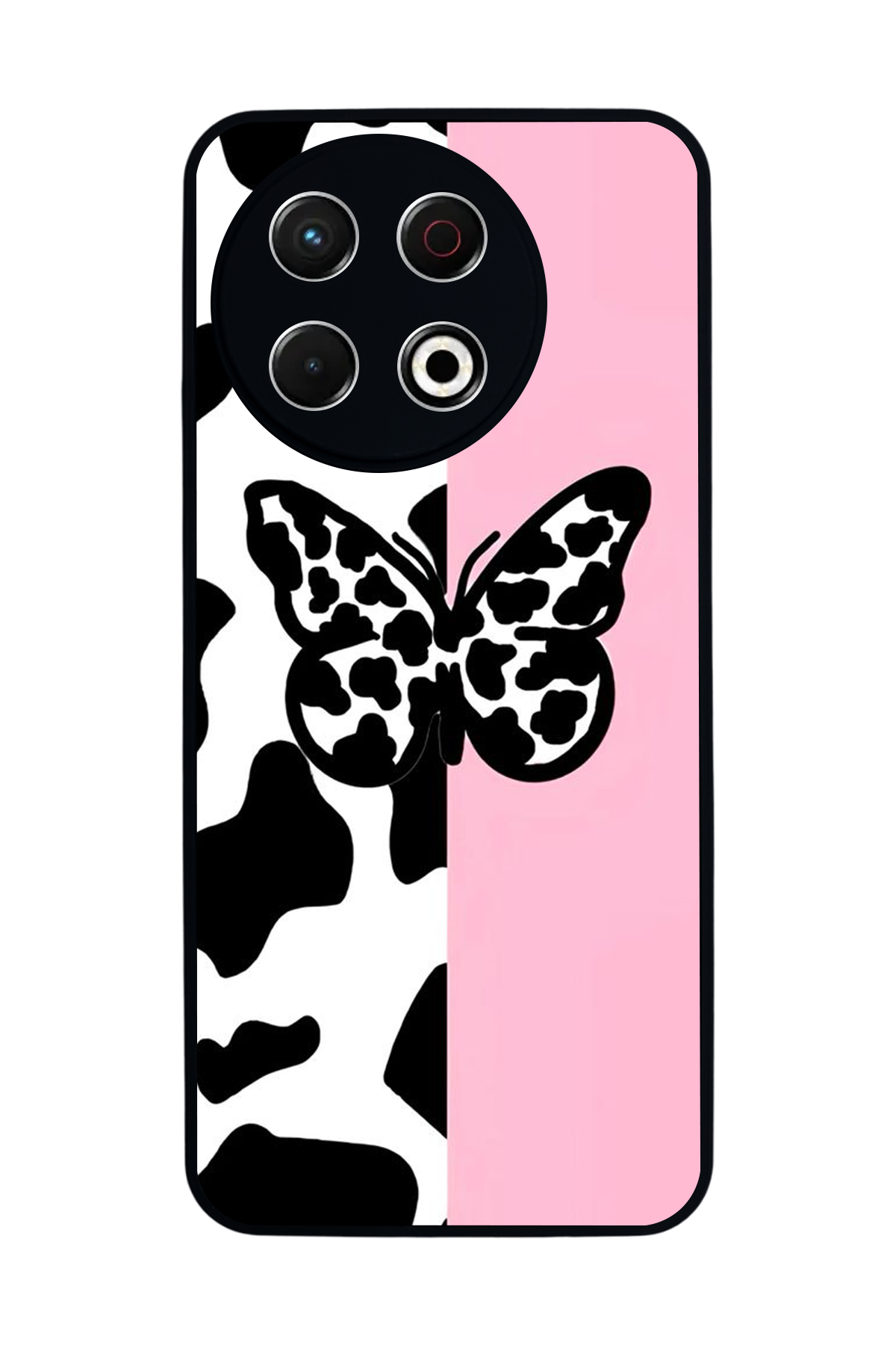 Tecno Spark 30 Pro Uyumlu Kelebek Tasarımlı Glossy Premium Kılıf