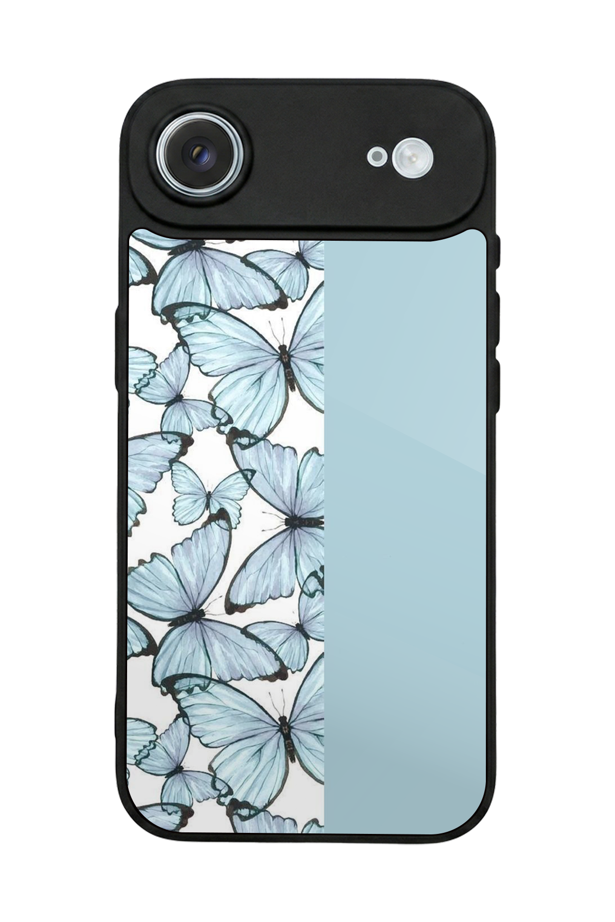 iPhone 17 Air Uyumlu Kelebek Tasarımlı Glossy Premium Kılıf