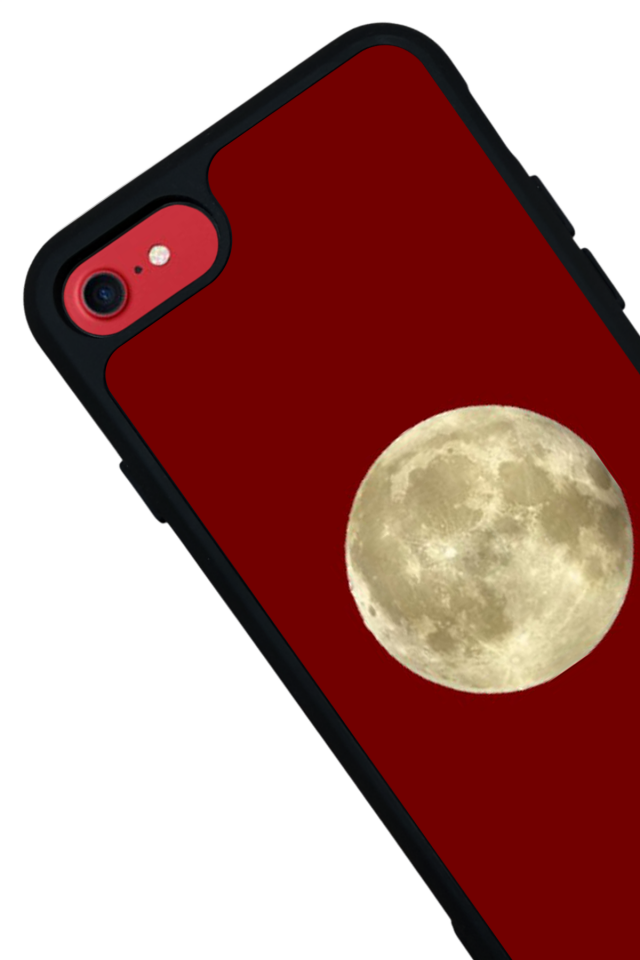 iPhone 7 Uyumlu Kirmizi Tasarımlı Glossy Premium Kılıf