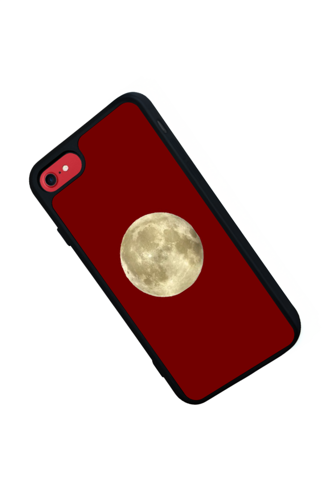 iPhone 7 Uyumlu Kirmizi Tasarımlı Glossy Premium Kılıf