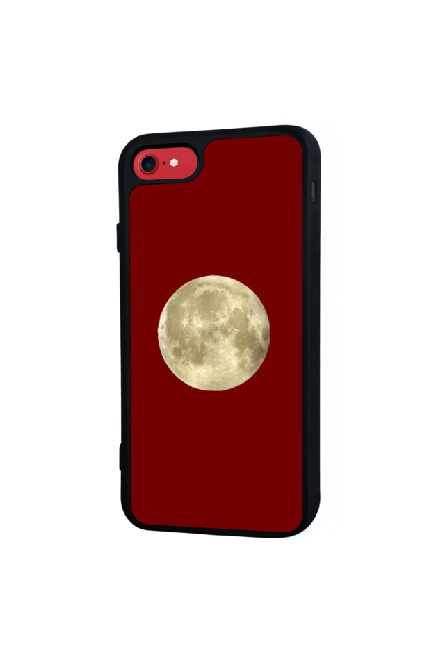iPhone 7 Uyumlu Kirmizi Tasarımlı Glossy Premium Kılıf
