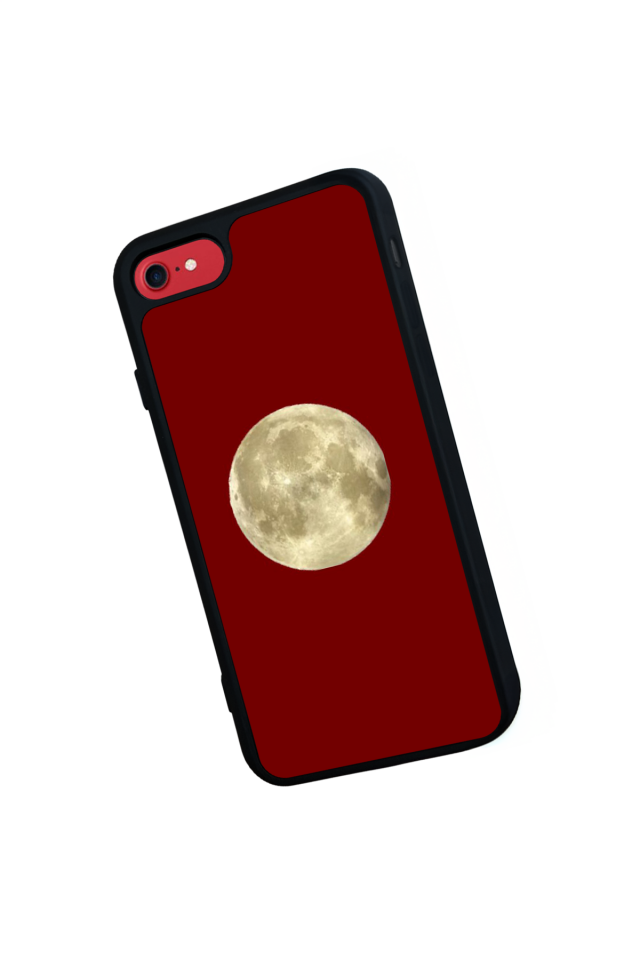 iPhone 7 Uyumlu Kirmizi Tasarımlı Glossy Premium Kılıf
