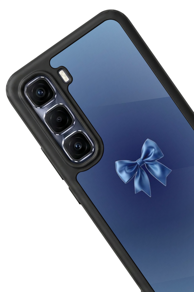 Infinix Hot 60 Pro Plus Uyumlu Kurdele Tasarımlı Glossy Premium Kılıf
