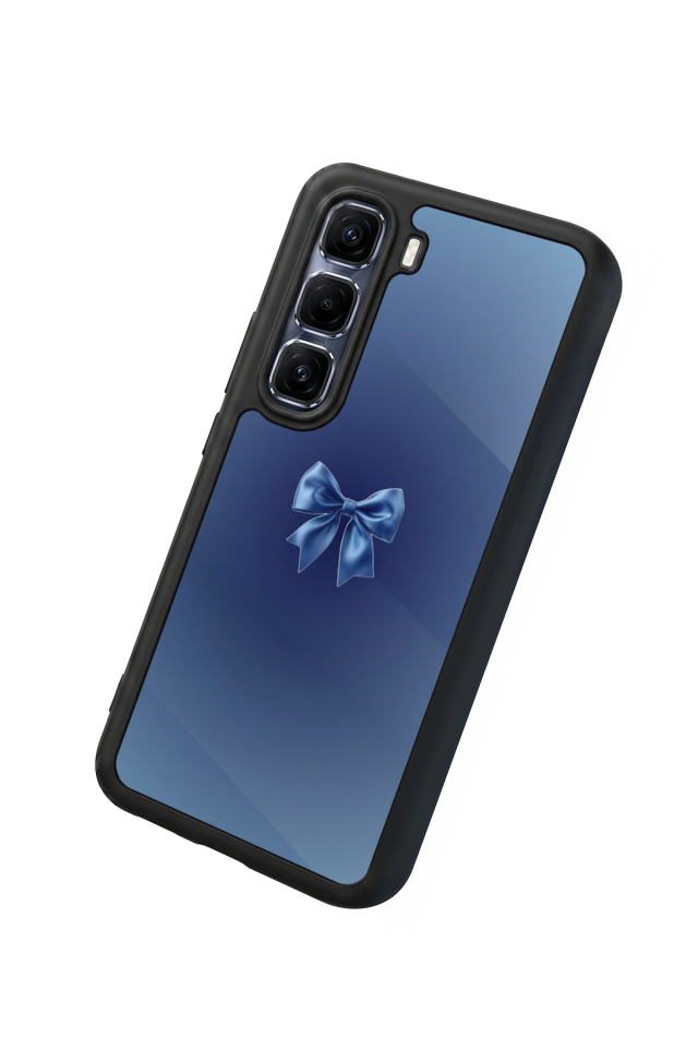 Infinix Hot 60 Pro Plus Uyumlu Kurdele Tasarımlı Glossy Premium Kılıf