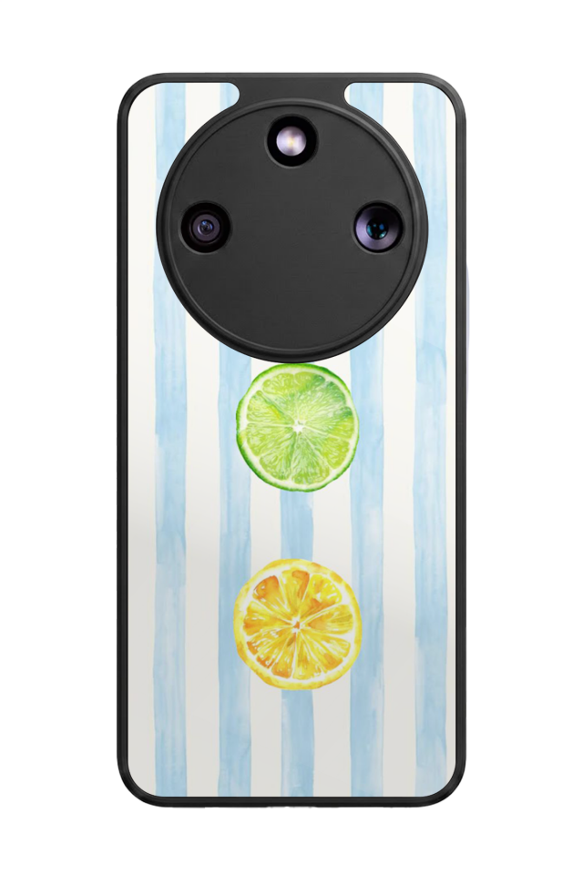 Honor Magic 8 Lite Uyumlu Limon Tasarımlı Glossy Premium Kılıf