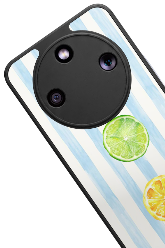 Honor Magic 8 Lite Uyumlu Limon Tasarımlı Glossy Premium Kılıf
