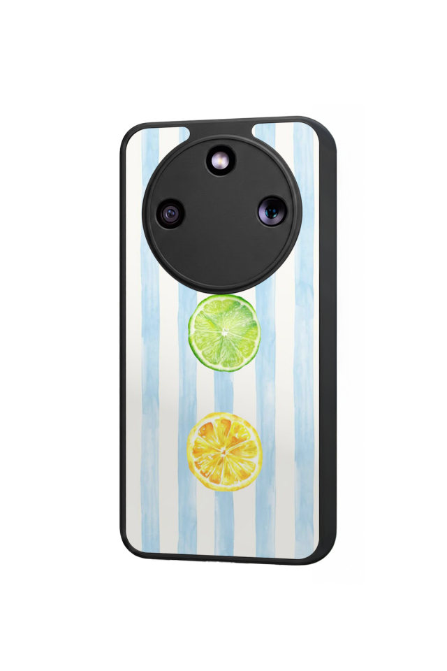 Honor Magic 8 Lite Uyumlu Limon Tasarımlı Glossy Premium Kılıf