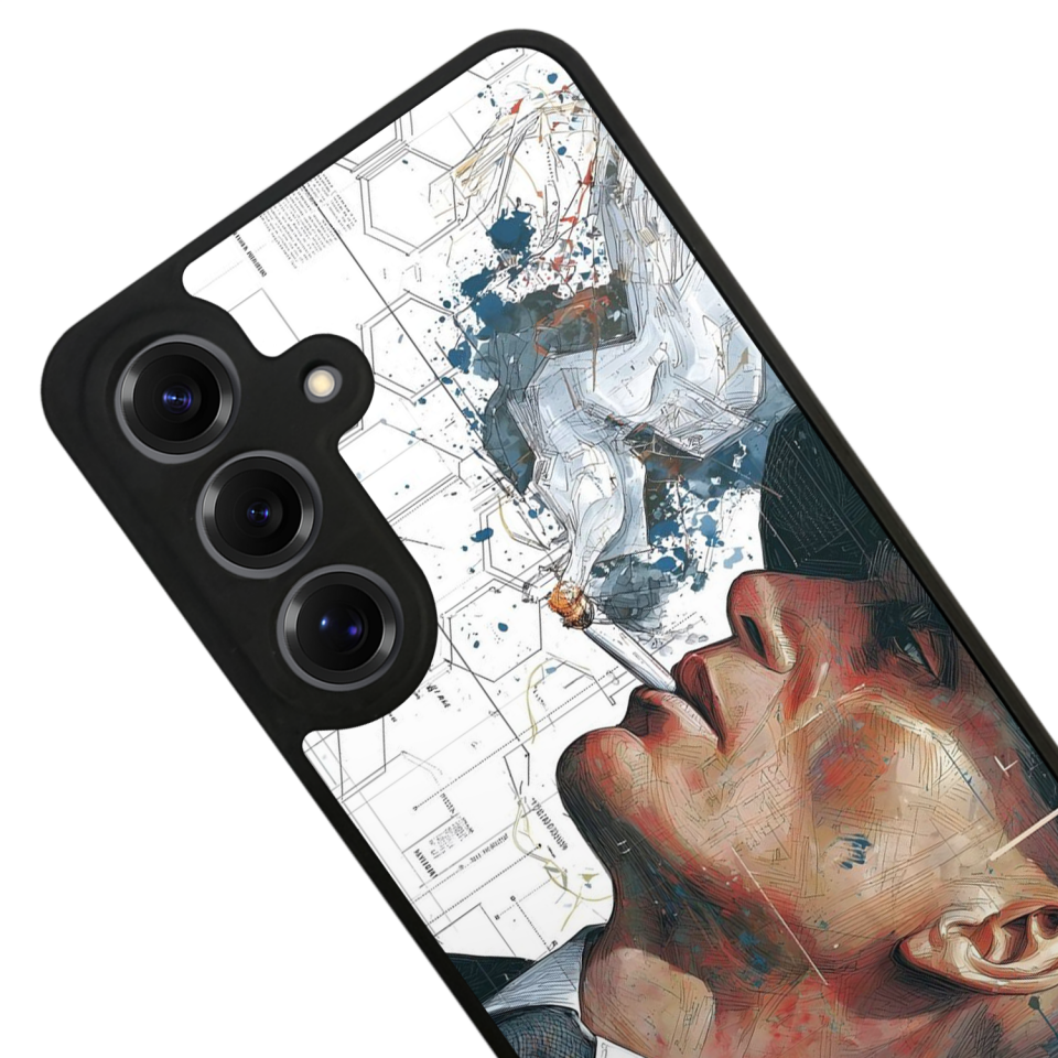 Samsung Galaxy S25 Uyumlu Peaky Blinders Tasarımlı Glossy Premium Kılıf