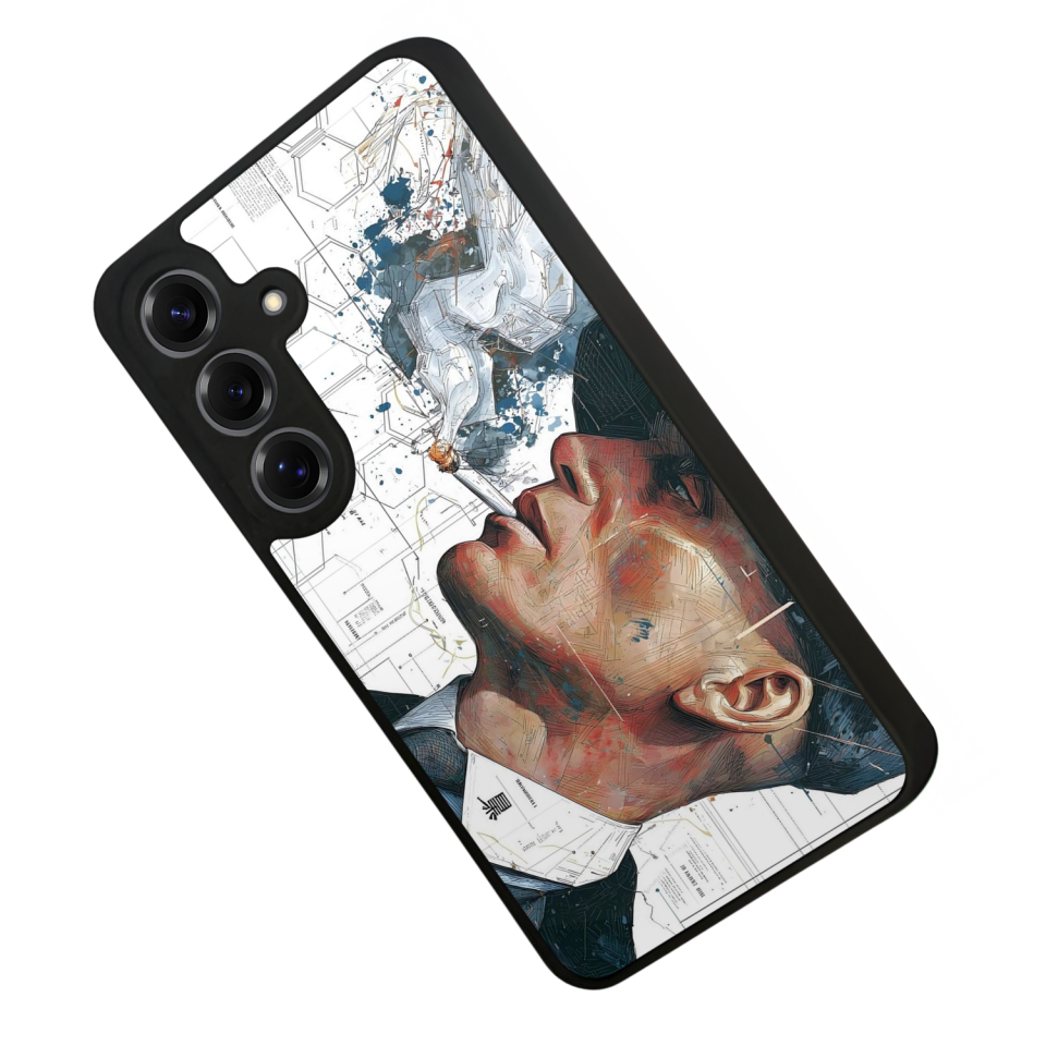 Samsung Galaxy S25 Uyumlu Peaky Blinders Tasarımlı Glossy Premium Kılıf