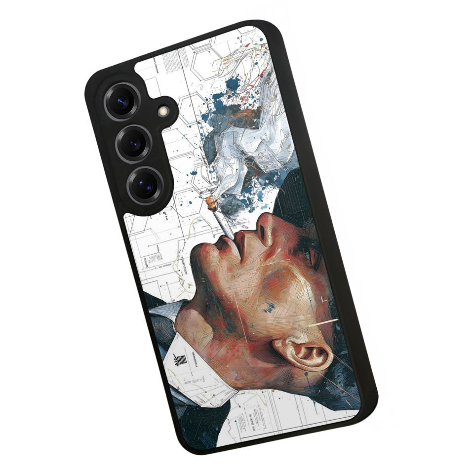 Samsung Galaxy S25 Uyumlu Peaky Blinders Tasarımlı Glossy Premium Kılıf