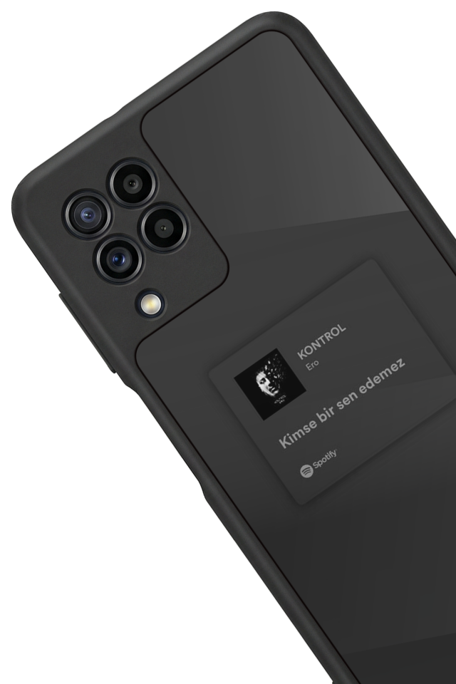Samsung Galaxy M32 Uyumlu Sarki Sozleri Tasarımlı Glossy Premium Kılıf