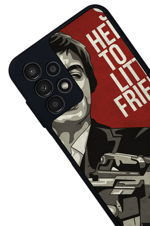 Samsung Galaxy A13 Uyumlu Scarface Tasarımlı Glossy Premium Kılıf