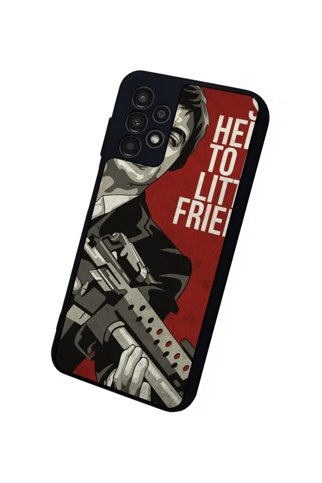 Samsung Galaxy A13 Uyumlu Scarface Tasarımlı Glossy Premium Kılıf
