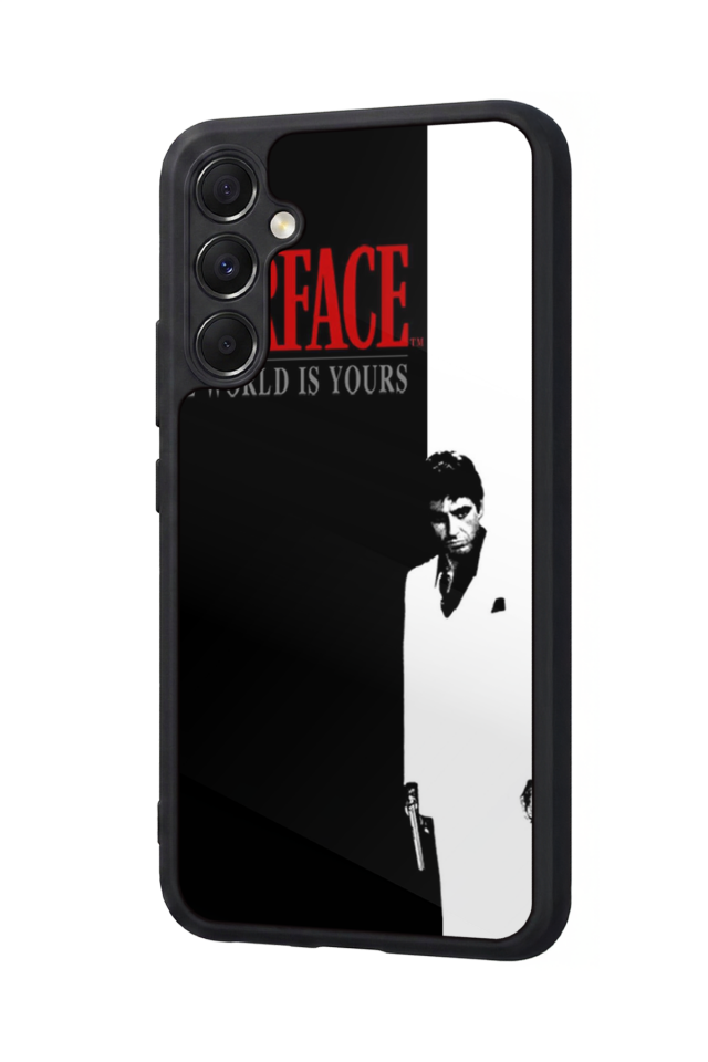 Samsung Galaxy M34 Uyumlu Scarface Tasarımlı Glossy Premium Kılıf