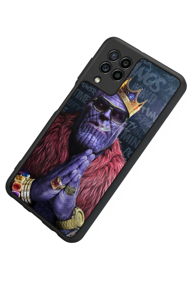 Samsung Galaxy M22 Uyumlu Thanos Tasarımlı Glossy Premium Kılıf
