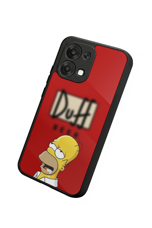 Oppo A6 Pro Uyumlu The Simpsons Tasarımlı Glossy Premium Kılıf