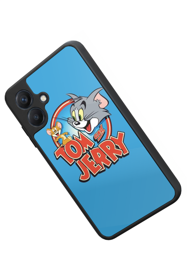 Samsung Galaxy A07 Uyumlu Tom And Jerry Tasarımlı Glossy Premium Kılıf