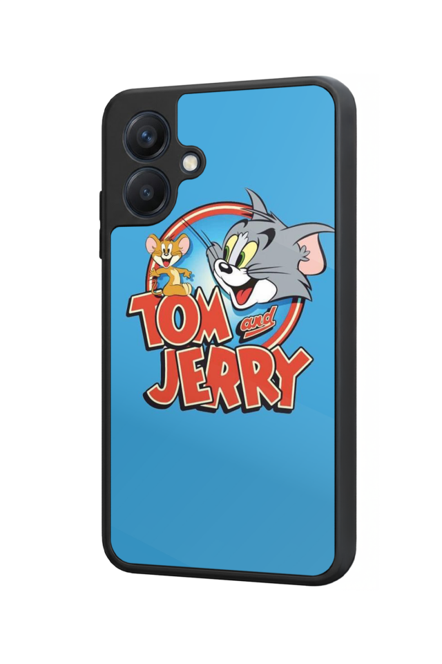 Samsung Galaxy A07 Uyumlu Tom And Jerry Tasarımlı Glossy Premium Kılıf