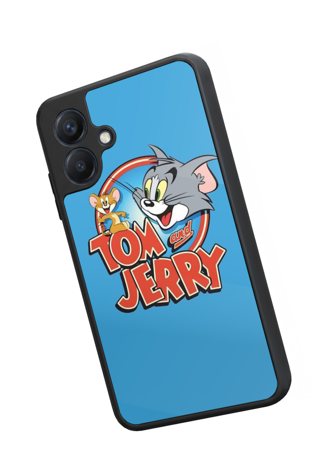 Samsung Galaxy A07 Uyumlu Tom And Jerry Tasarımlı Glossy Premium Kılıf