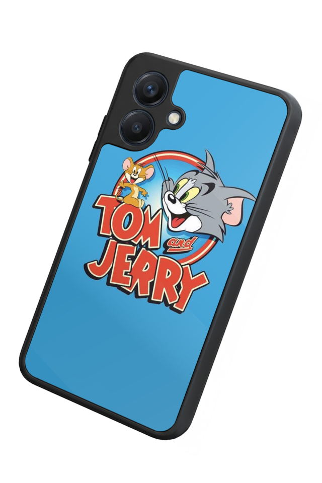 Samsung Galaxy A07 Uyumlu Tom And Jerry Tasarımlı Glossy Premium Kılıf