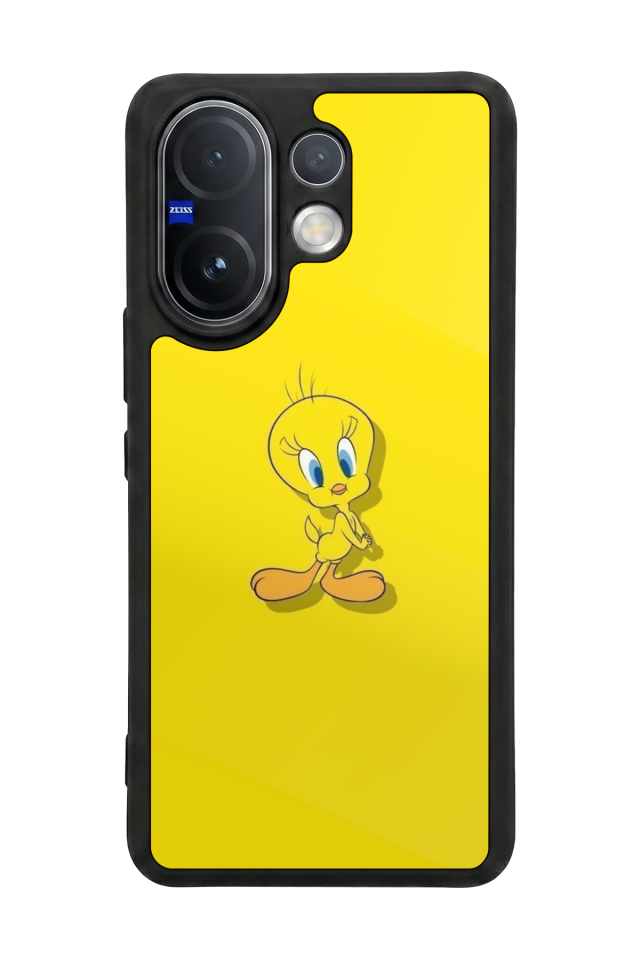 Vivo V60 Uyumlu Tweety Tasarımlı Glossy Premium Kılıf