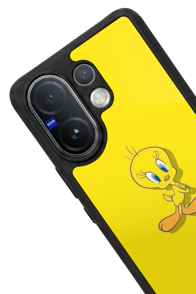 Vivo V60 Uyumlu Tweety Tasarımlı Glossy Premium Kılıf