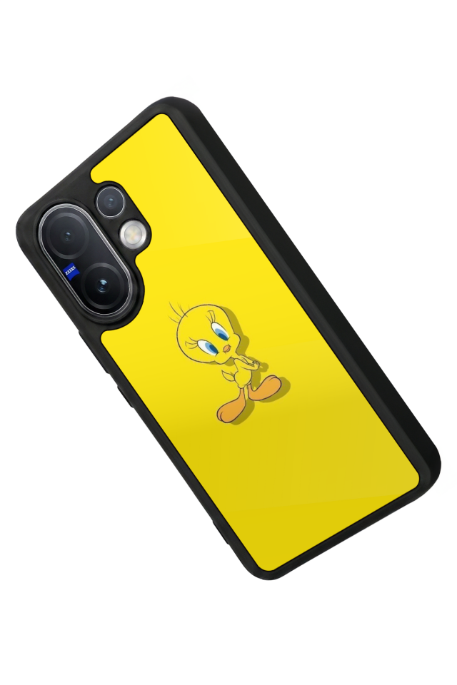Vivo V60 Uyumlu Tweety Tasarımlı Glossy Premium Kılıf