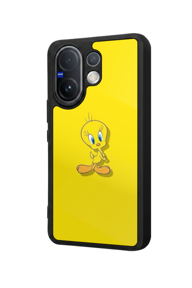 Vivo V60 Uyumlu Tweety Tasarımlı Glossy Premium Kılıf
