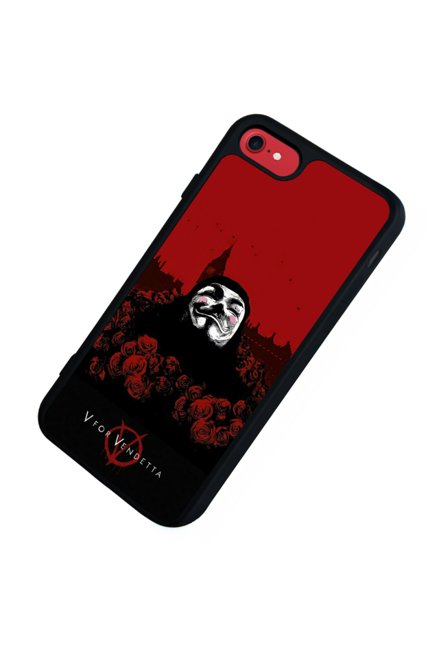 iPhone 8 Uyumlu Vendetta Tasarımlı Glossy Premium Kılıf