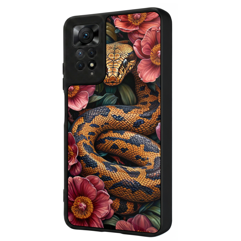 Xiaomi Redmi Note 12 Pro Uyumlu Yılan Tasarımlı Glossy Premium Kılıf