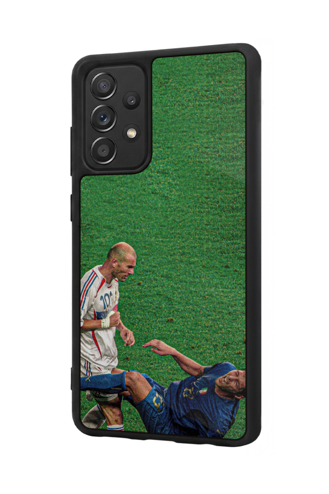 Samsung Galaxy A72 Uyumlu Zidane Tasarımlı Glossy Premium Kılıf