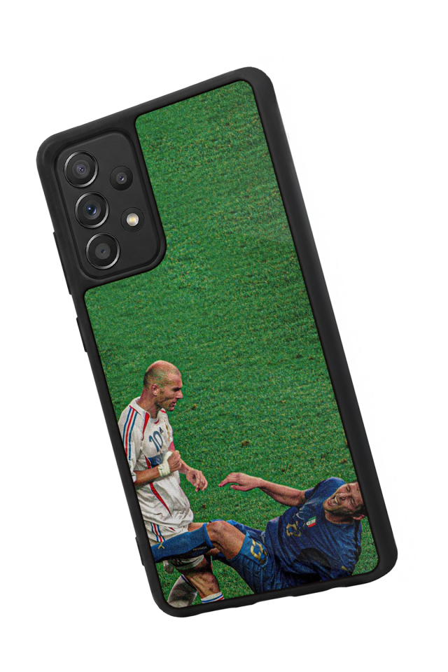 Samsung Galaxy A72 Uyumlu Zidane Tasarımlı Glossy Premium Kılıf