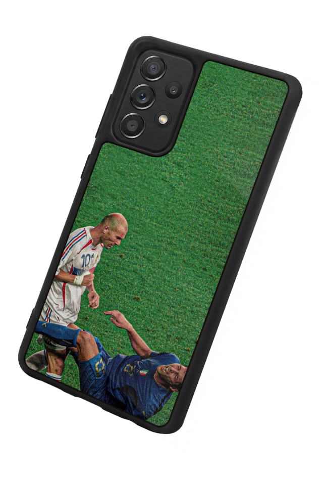 Samsung Galaxy A72 Uyumlu Zidane Tasarımlı Glossy Premium Kılıf