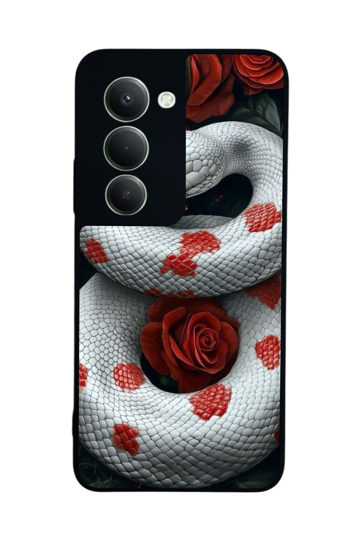 Xiaomi Redmi 15 5G Uyumlu Yılan Tasarımlı Glossy Premium Kılıf
