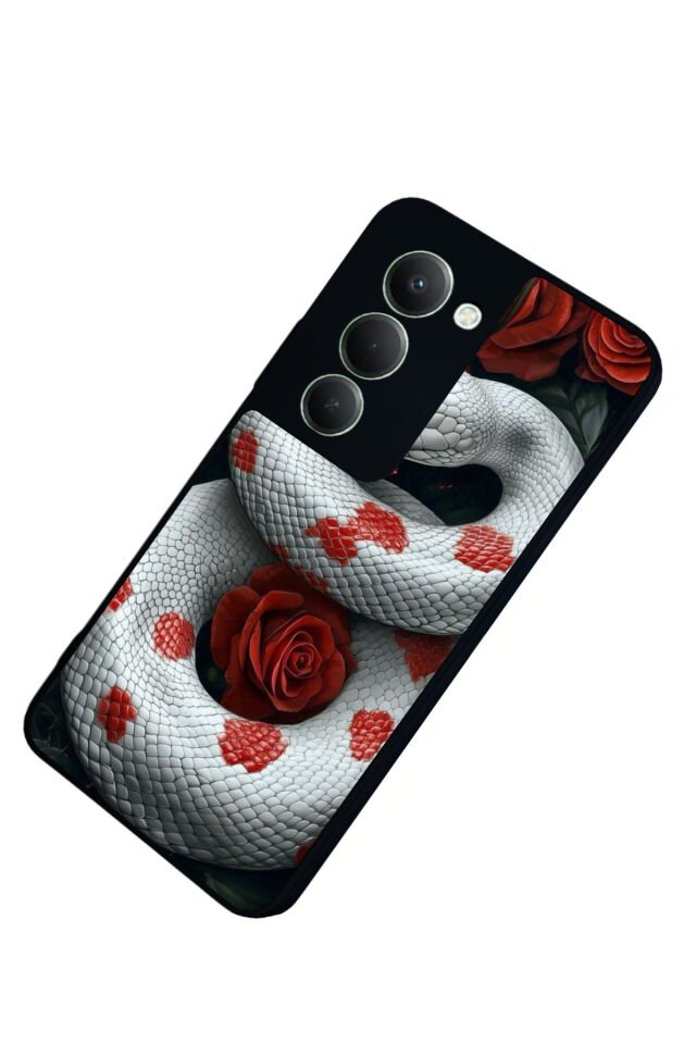 Xiaomi Redmi 15 5G Uyumlu Yılan Tasarımlı Glossy Premium Kılıf