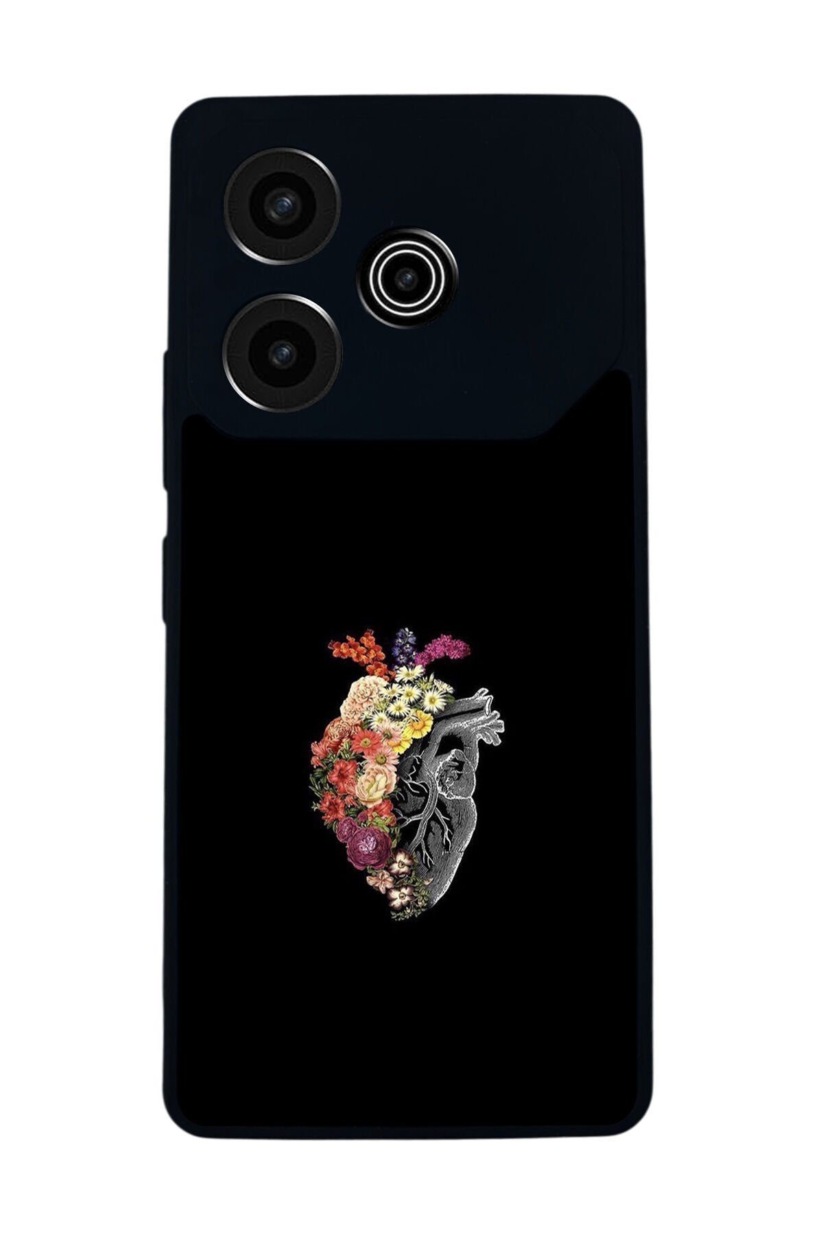 Tecno Pova 6 Uyumlu Kalp Love Tasarımlı Glossy Premium Kılıf