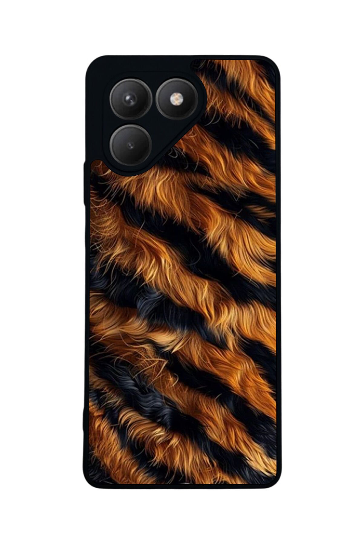 Tecno Pova 7 Mat Uyumlu Siyah Kılıf – Yumuşak Silikon, Koruyucu, Şok Emici Kapak