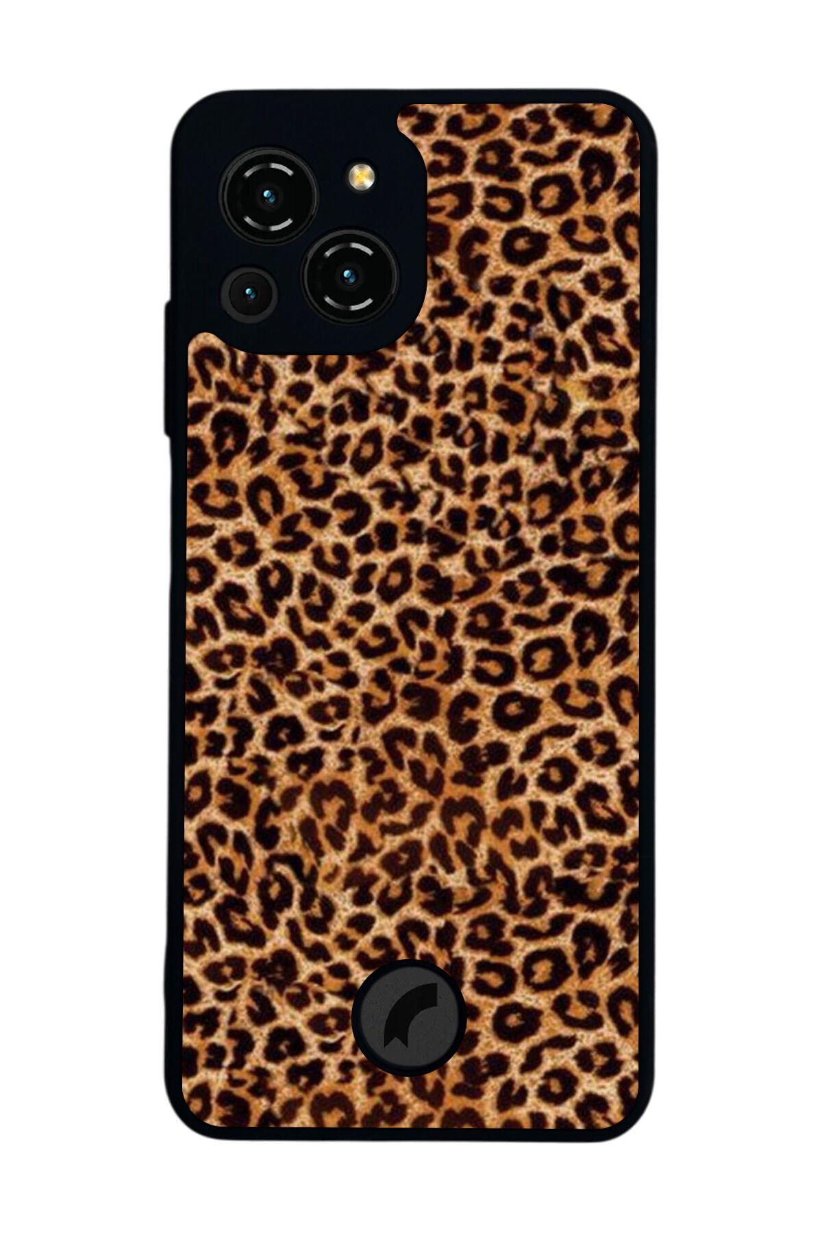 Reeder S23 Pro Max Uyumlu Leopar Tasarımlı Glossy Premium Kılıf