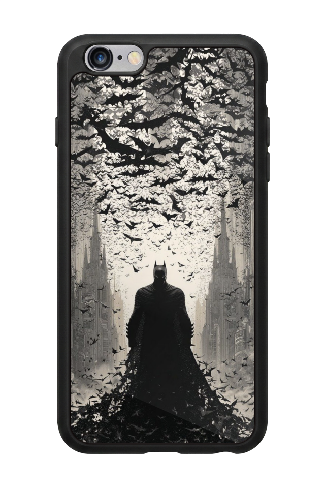 iPhone 6 Plus Uyumlu Batman Tasarımlı Glossy Premium Kılıf