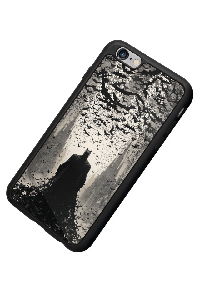 iPhone 6 Plus Uyumlu Batman Tasarımlı Glossy Premium Kılıf