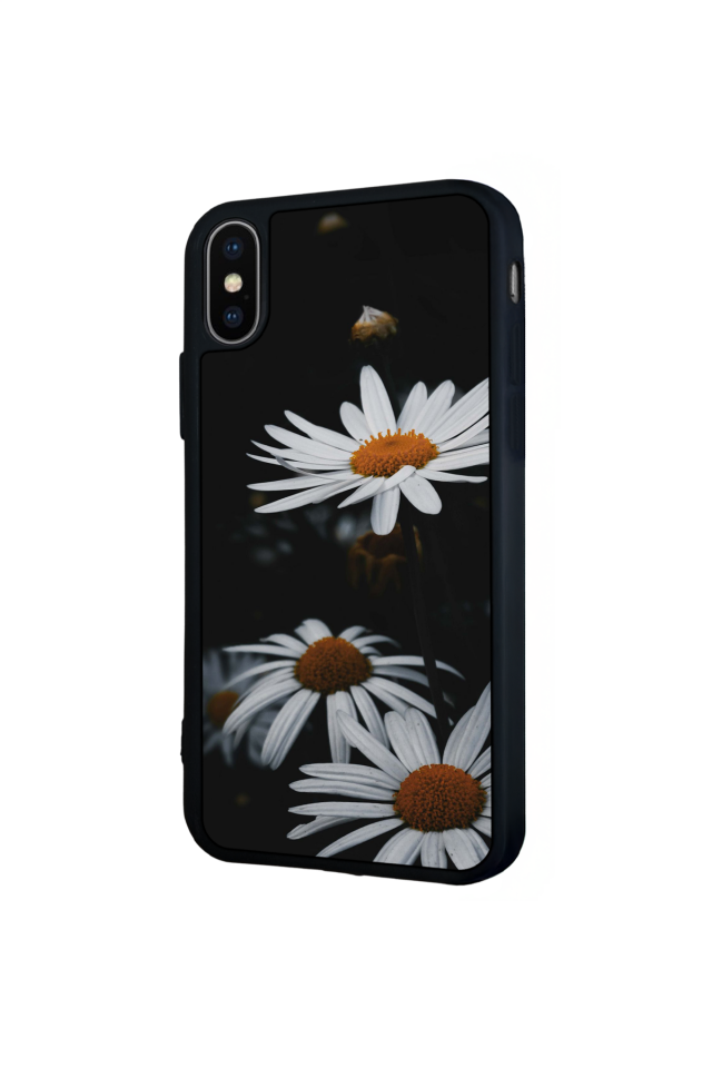 iPhone XS Max Uyumlu Cicek Tasarımlı Glossy Premium Kılıf