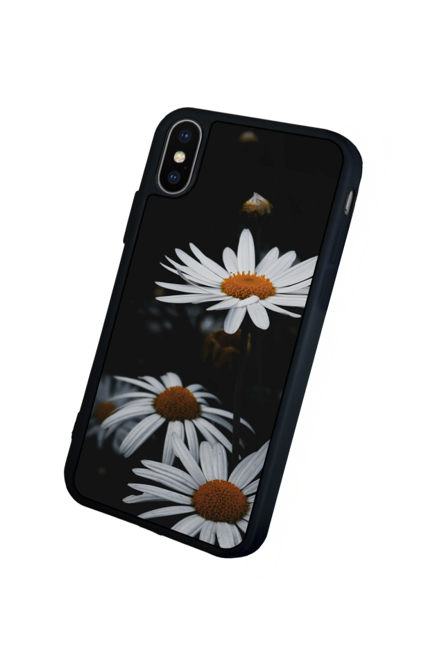 iPhone XS Max Uyumlu Cicek Tasarımlı Glossy Premium Kılıf